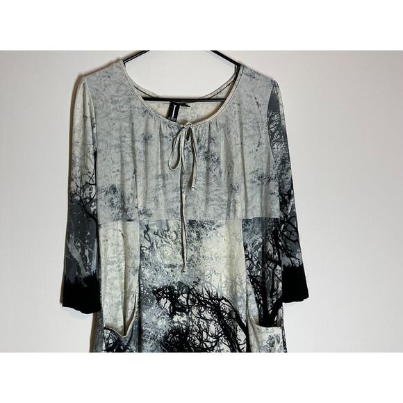 Izabel London Womens Dress Black white Blend Trapeze & Swing Size XXL - Picture 3 of 5